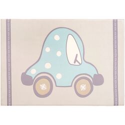 Ковер Cilek Cars 100x150 (Beige/Blue) Thumb