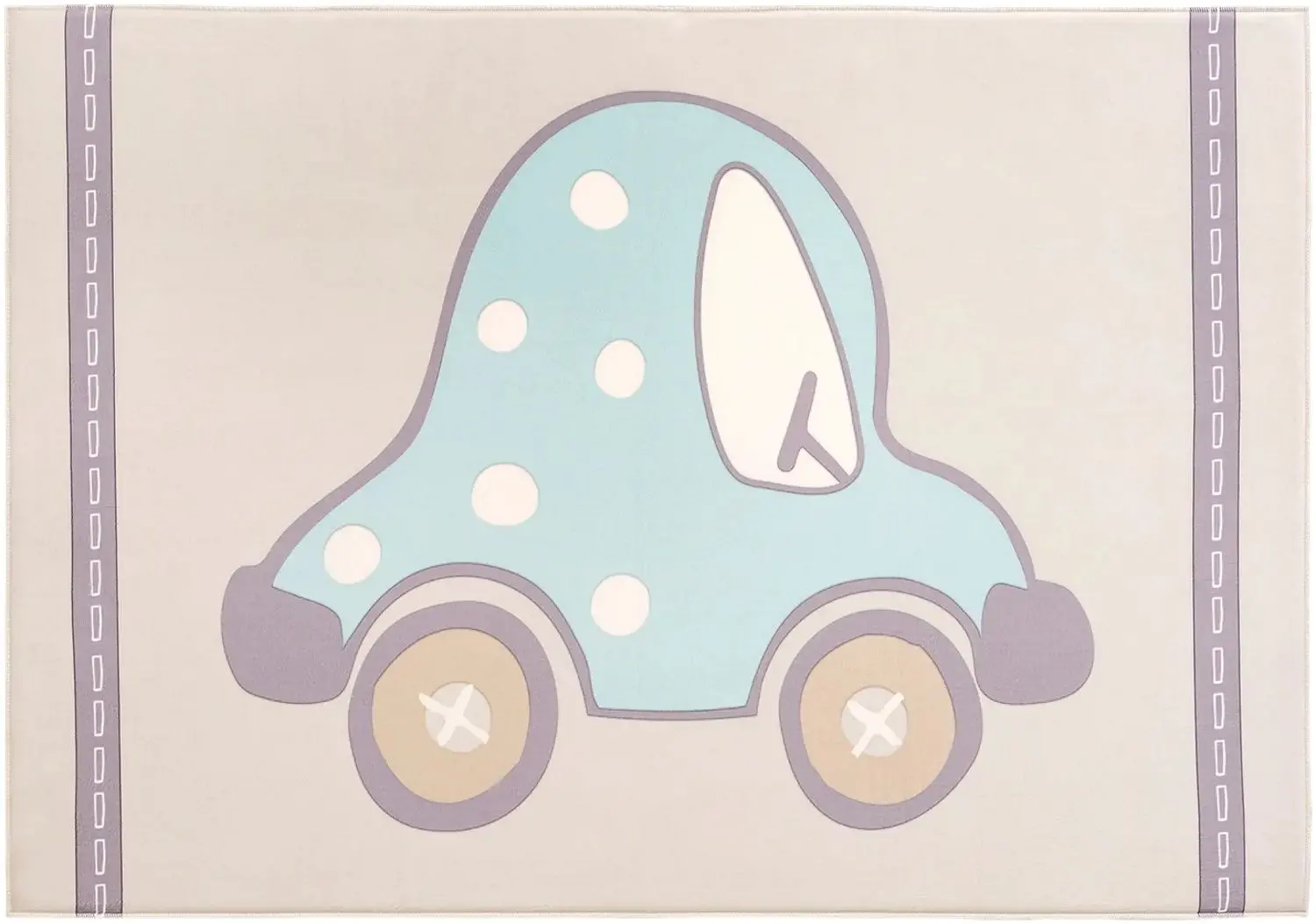 Ковер Cilek Cars 100x150 (Beige/Blue) - 2