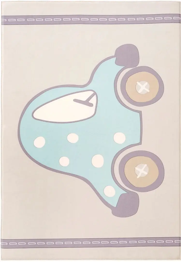 Ковер Cilek Cars 100x150 (Beige/Blue)