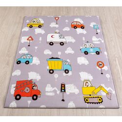 Ковер Cilek Minical Vehicle 100x150 (Multicolor) Thumb