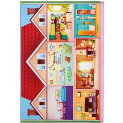 Ковер Cilek Play House 100x150 (Multicolor)