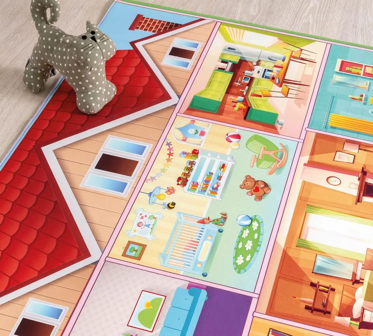Ковер Cilek Play House 100x150 (Multicolor) - 4