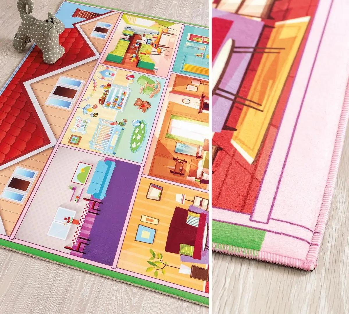 Ковер Cilek Play House 100x150 (Multicolor) - 6