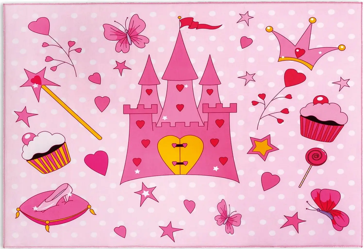 Ковер Cilek Princess 100x150 (Pink) - 2