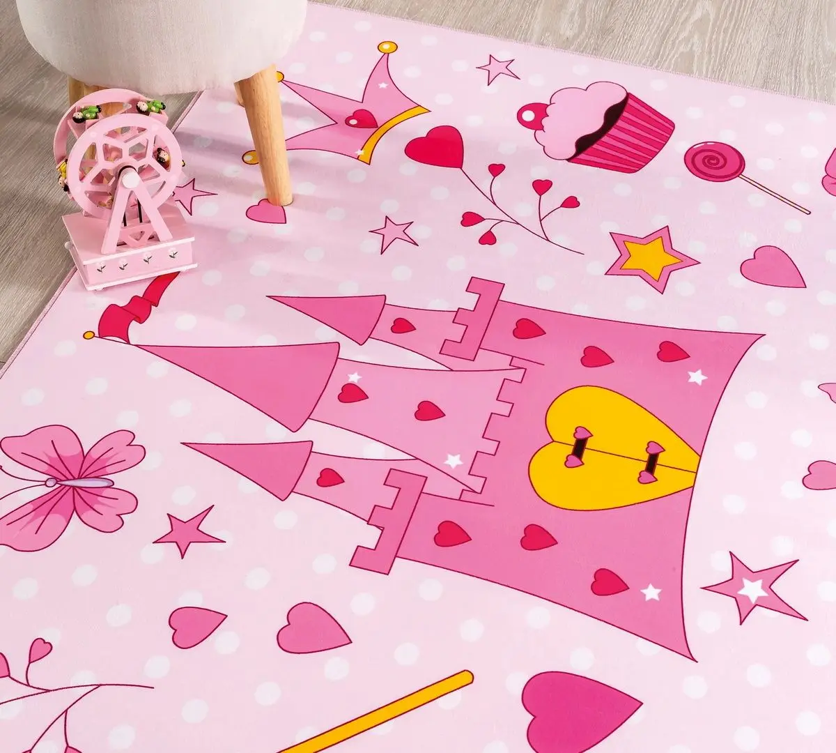 Ковер Cilek Princess 100x150 (Pink) - 4