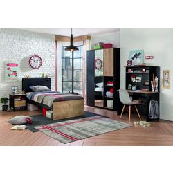 Ковер Cilek Select 135x200 (Gray/Red) Thumb