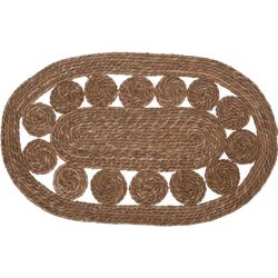 Коврик входной H&S Круги 80x50 44744 (Brown)