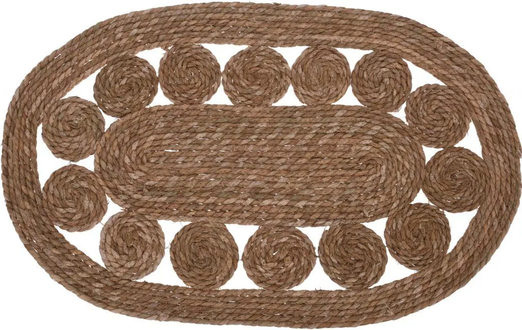 Коврик входной H&S Круги 80x50 44744 (Brown)