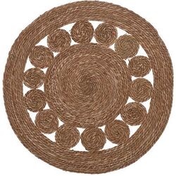 Коврик входной H&S Круги D80 44745 (Brown)