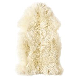Covoras decorativ Ikea Ullerslev 85cm (Alb)