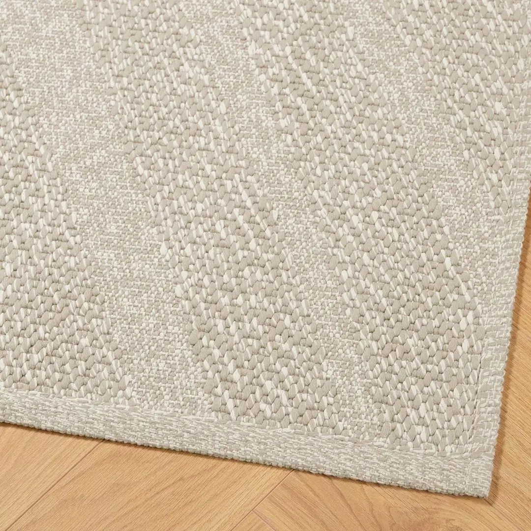 Ковер безворсовый Ikea Fullmakt для дома/улицы 80x200 (Бежевый/Меланж) - 2