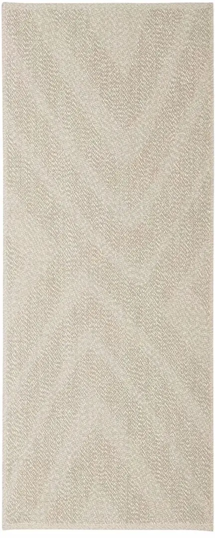 Ковер безворсовый Ikea Fullmakt для дома/улицы 80x200 (Бежевый/Меланж)
