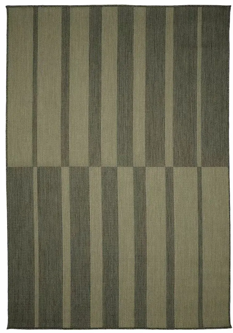 Ковер безворсовый Ikea Kantstolpe для дома/улицы 133x195 (Зеленый)