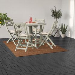 Ковер безворсовый Ikea Knardrup для дома/улицы 160x230 (Классический Коричневый) Thumb
