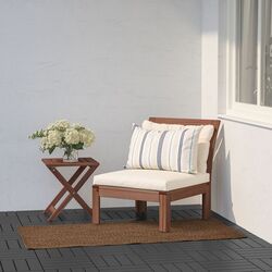 Ковер безворсовый Ikea Knardrup для дома/улицы 160x230 (Классический Коричневый) Thumb