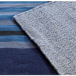 Ковер безворсовый Ikea Lovrup ручная работа 133x195 (Синий) Thumb