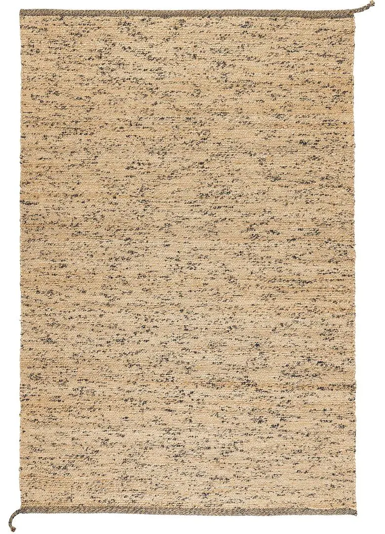 Covor ţesătură plată Ikea Melholt manual 133x195 (Natur/Albastru Inchis)