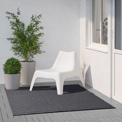 Covor ţesătură plată Ikea Morum interior/exterior 160x230 (Gri Inchis) Thumb