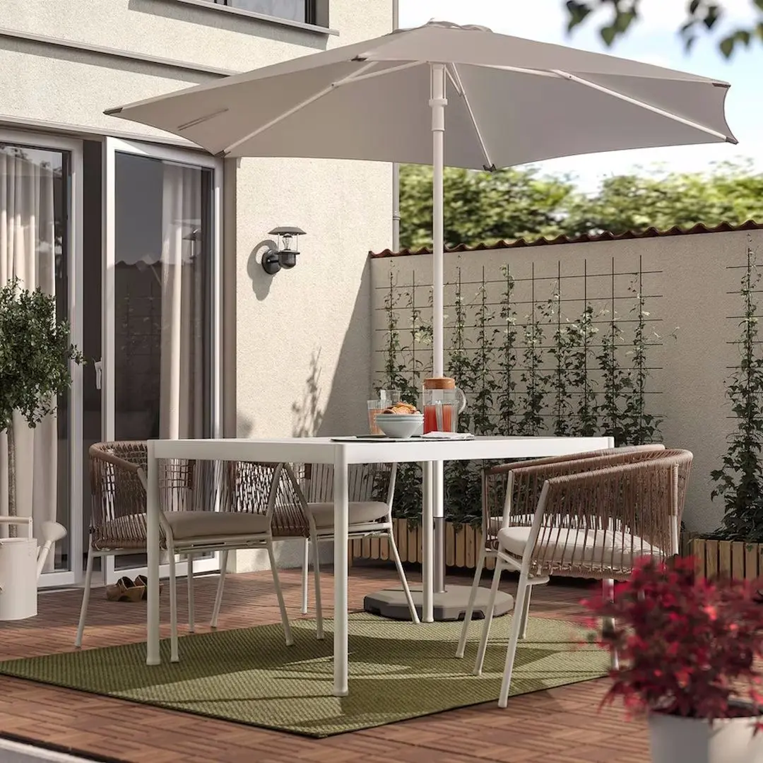 Covor tesatura plata Ikea Morum interior/exterior 160x230 (Verde) - 5