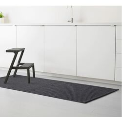 Ковер безворсовый Ikea Morum для дома/улицы 80x200 (Темно-серый) Thumb