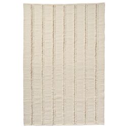 Ковер безворсовый Ikea Pedersborg 133x195 (Натуральный/Белый)
