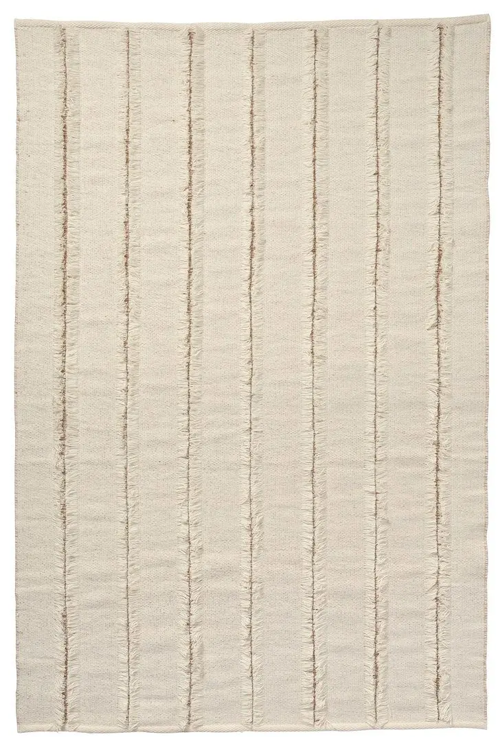 Ковер безворсовый Ikea Pedersborg 133x195 (Натуральный/Белый)