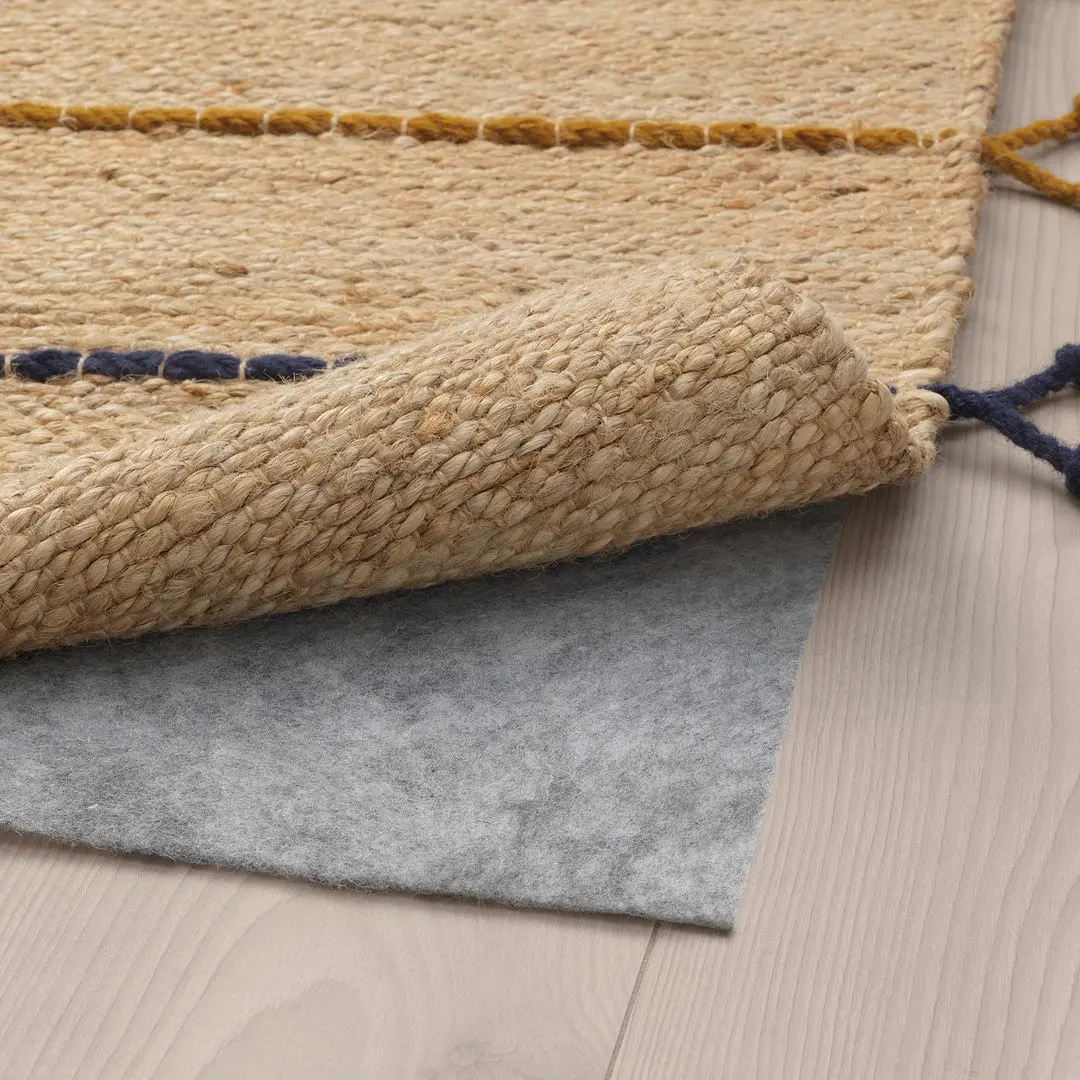 Ковер безворсовый Ikea Raklev ручная работа 70x160 (Естественный/Разноцветный) - 3