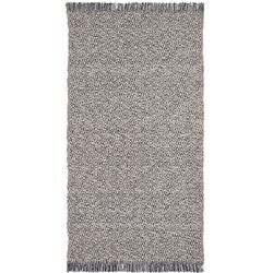 Covor ţesătură plată Ikea Rorkar 80x150 (Negru/Natur)