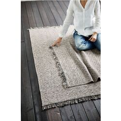 Covor ţesătură plată Ikea Rorkar 80x150 (Negru/Natur) Thumb