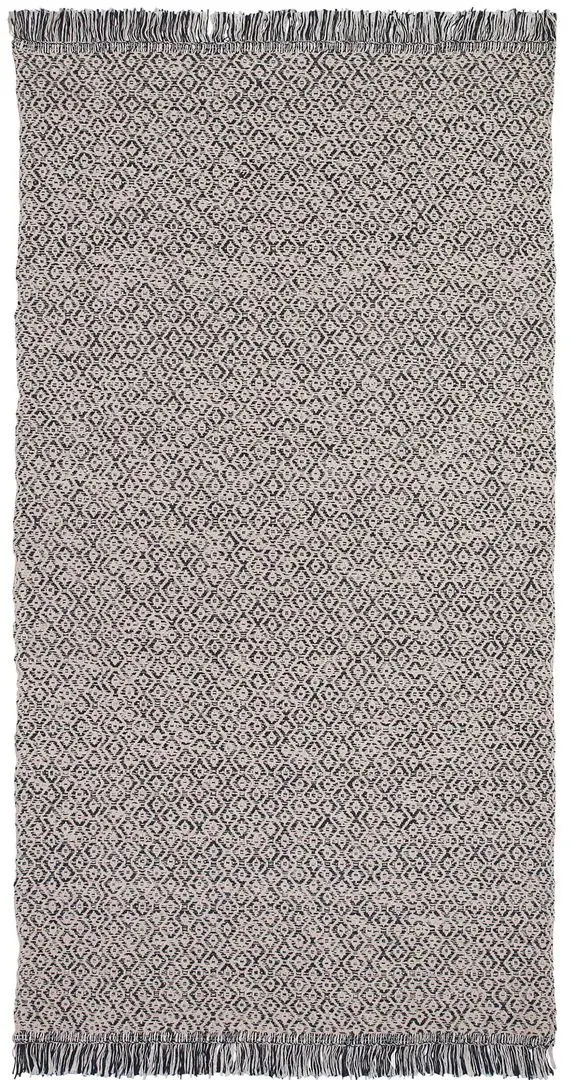 Covor ţesătură plată Ikea Rorkar 80x150 (Negru/Natur)