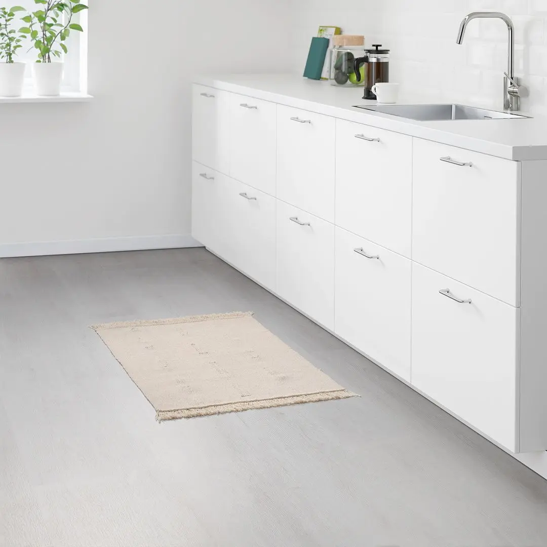 Ковер безворсовый Ikea Sortso 55x85 (Небеленый) - 5