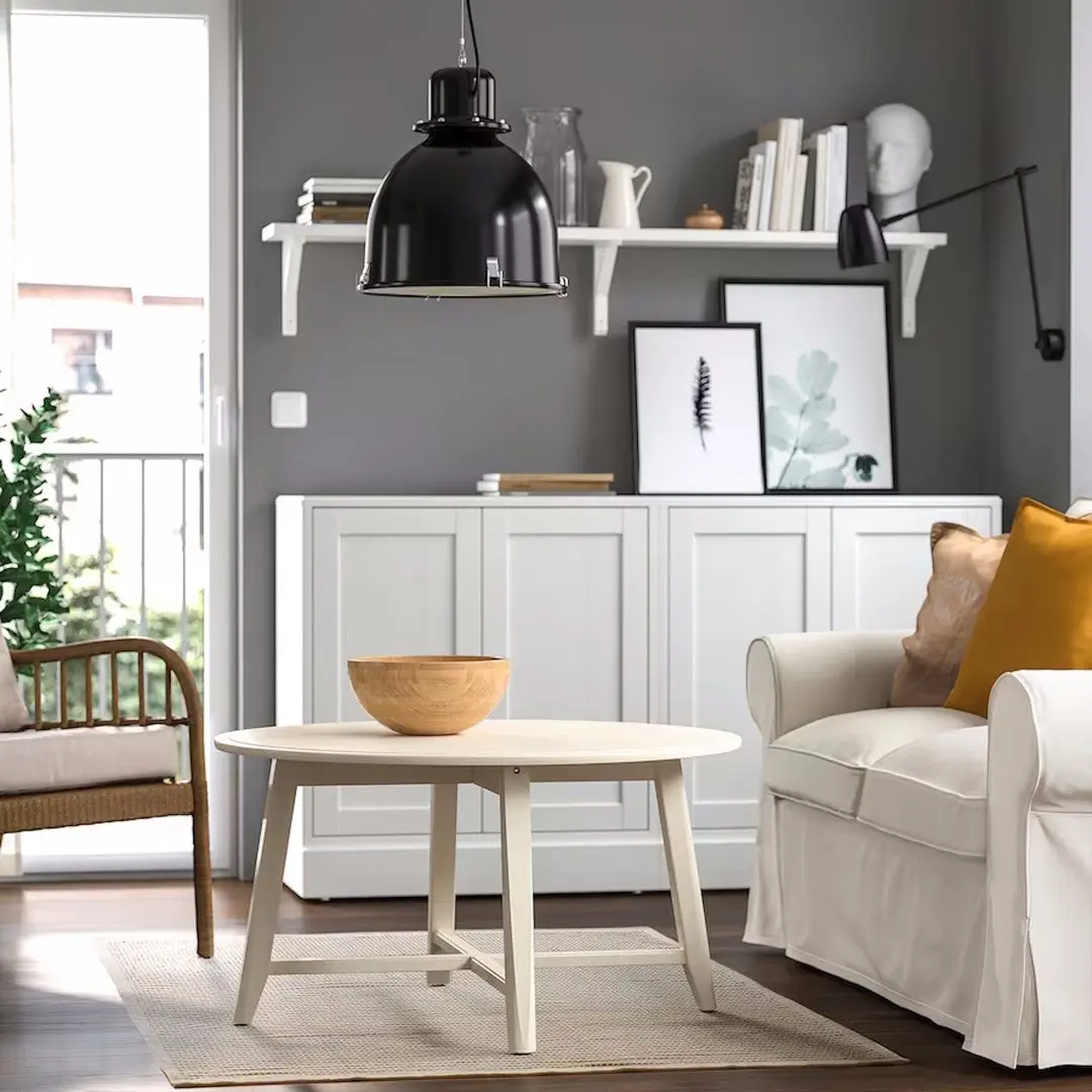 Ковер безворсовый Ikea Starreklinte 120x180 (Натуральный/Черный) - 5