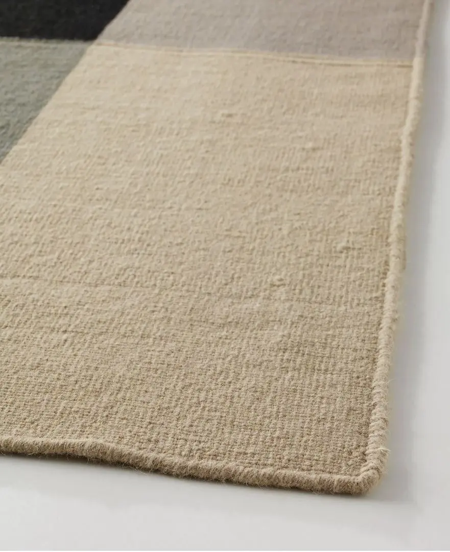 Covor ţesătură plată Ikea Stockholm manual 250x350 (Cadrilat/maro) - 2