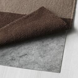 Covor ţesătură plată Ikea Stockholm manual 250x350 (Cadrilat/maro) Thumb