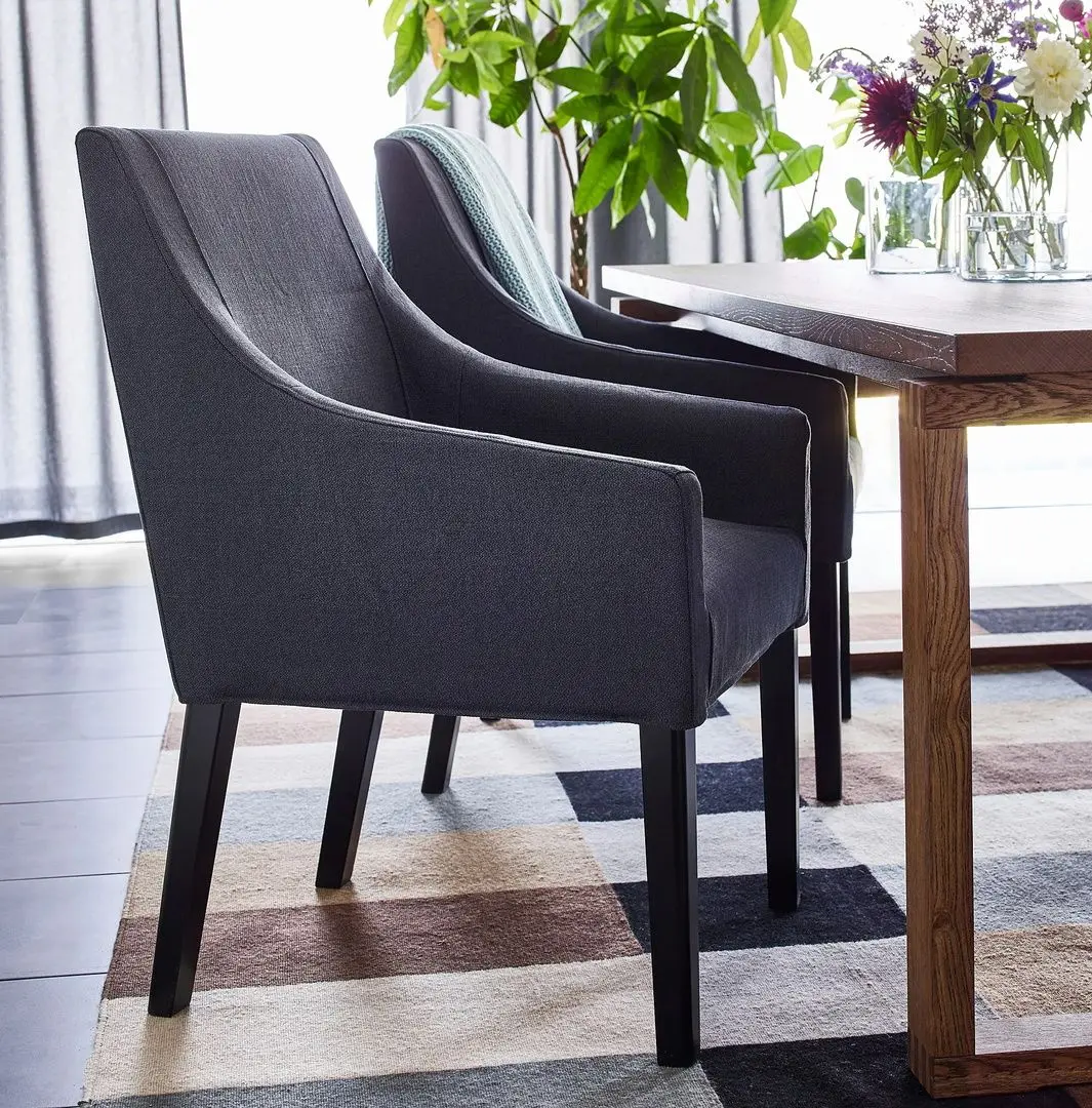 Covor ţesătură plată Ikea Stockholm manual 250x350 (Cadrilat/maro) - 4