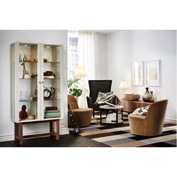 Covor ţesătură plată Ikea Stockholm manual 250x350 (Cadrilat/maro) Thumb