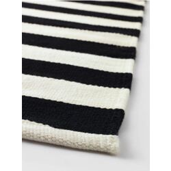 Covor ţesătură plată Ikea Stockholm manual 250x350 (Dungat/Negru/Alb pal) Thumb