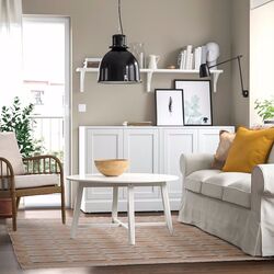 Covor tesatura plata Ikea Telegraflinje 170x240 (Galben-Bej) Thumb