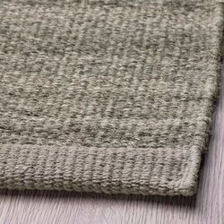 Ковер безворсовый Ikea Tidtabell 133x195 (Серый) Thumb