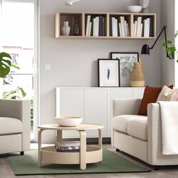 Ковер безворсовый Ikea Tidtabell 133x195 (Зеленый) Thumb