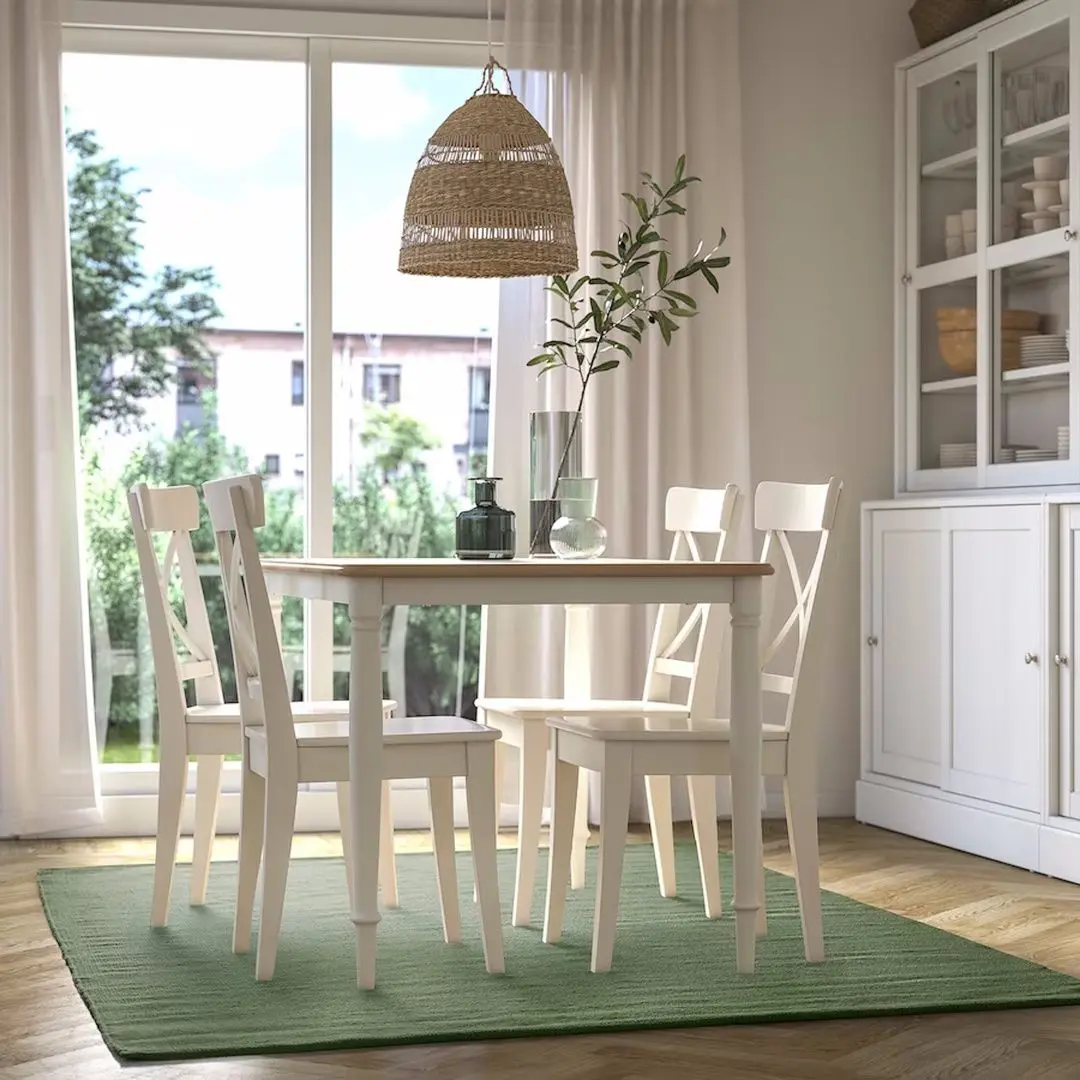 Covor tesatura plata Ikea Tidtabell 170x240 (Verde) - 4