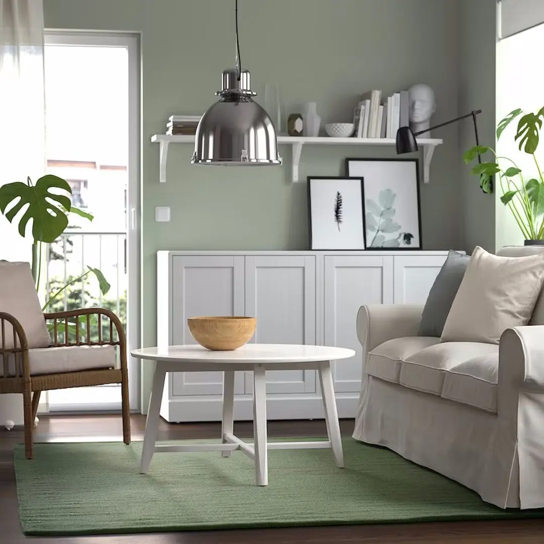 Covor tesatura plata Ikea Tidtabell 170x240 (Verde) - 5