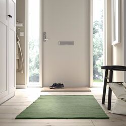 Covor tesatura plata Ikea Tidtabell 80x150 (Verde) Thumb