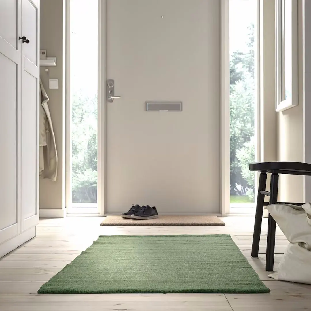 Covor tesatura plata Ikea Tidtabell 80x150 (Verde) - 5