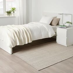 Covor ţesătură plată Ikea Tiphede 120x180 (Natur/Alb) Thumb
