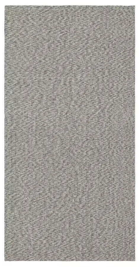 Кoвер безворсовый Ikea Tiphede 80x150 (Черный/Натуральный)