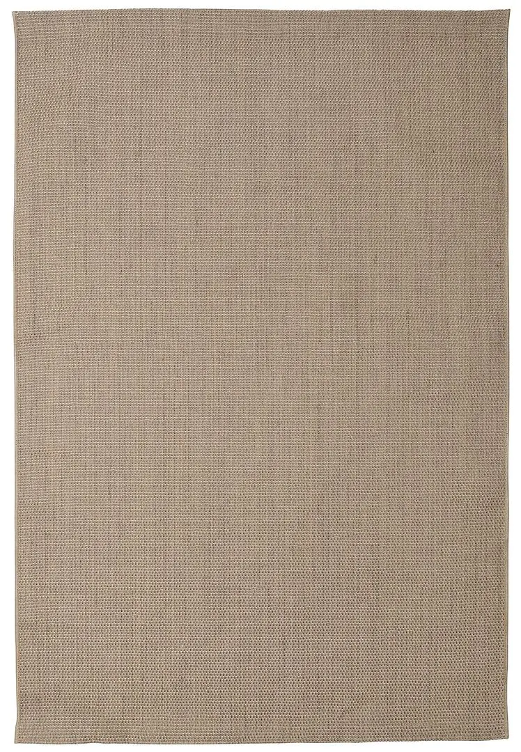 Ковер безворсовый Ikea Vodskov 133x195 (Естественный/Серый)