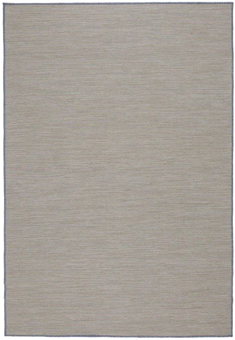 Ковер безворсовый Ikea Vollerslev для дома/улицы 133x195 (Бежевый/Голубой) - 2