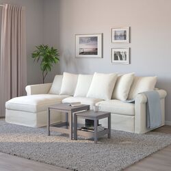 Covor fir lung Ikea Vindum 170x230 (Alb) Thumb