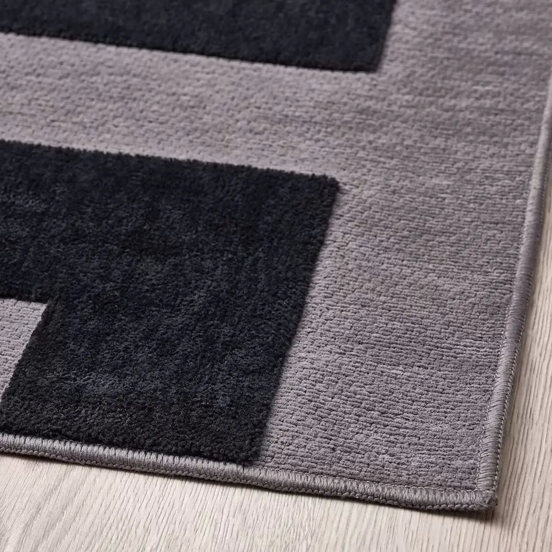 Ковер Ikea Blaskata 105x160 (Черный/Серый) - 3